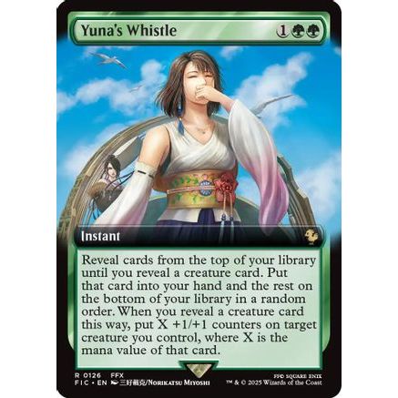 Yuna's Whistle (Extended Art) (FIC-126) - Commander: FINAL FANTASY Foil