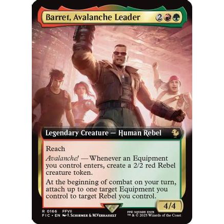 Barret, Avalanche Leader (Extended Art) (FIC-166) - Commander: FINAL FANTASY Foil