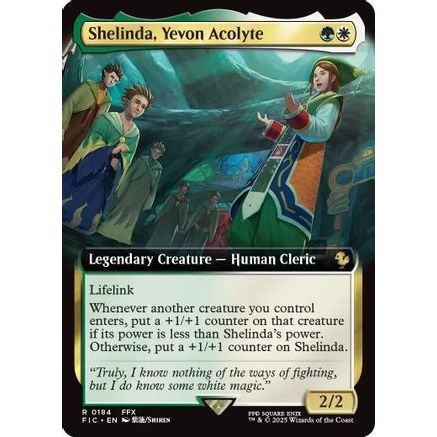 Shelinda, Yevon Acolyte (Extended Art) (FIC-184) - Commander: FINAL FANTASY