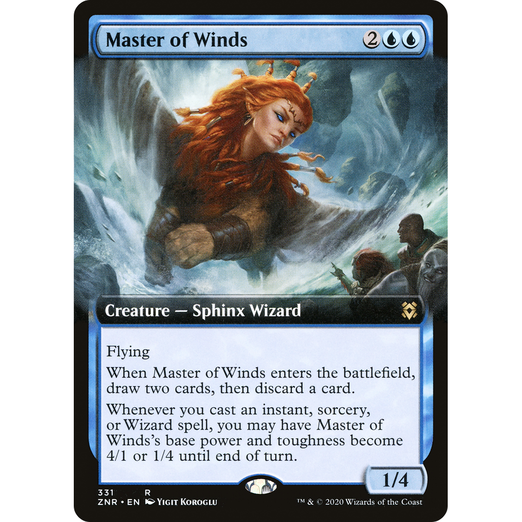 Master of Winds (Extended Art) (ZNR-331) - Zendikar Rising: (Extended Art)