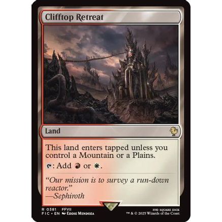 Clifftop Retreat (Surge Foil) (FIC-381) - Commander: FINAL FANTASY Foil