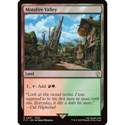 Mossfire Valley (Surge Foil) (FIC-407) - Commander: FINAL FANTASY Foil