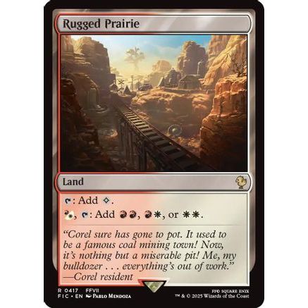 Rugged Prairie (Surge Foil) (FIC-417) - Commander: FINAL FANTASY Foil