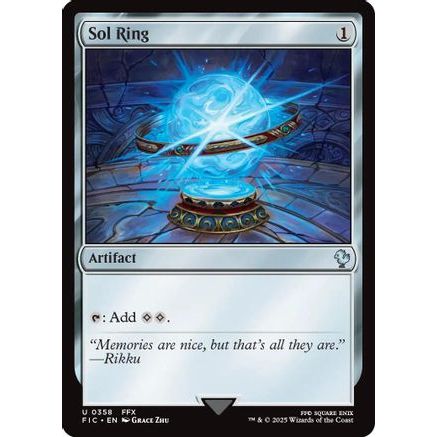 Sol Ring (0358) (Surge Foil) (FIC-358) - Commander: FINAL FANTASY Foil