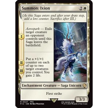 Summon: Ixion (Surge Foil) (FIC-027) - Commander: FINAL FANTASY Foil