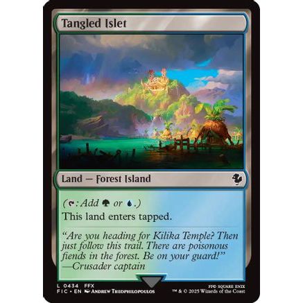 Tangled Islet (Surge Foil) (FIC-434) - Commander: FINAL FANTASY Foil