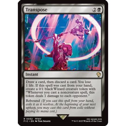 Transpose (Surge Foil) (FIC-052) - Commander: FINAL FANTASY Foil
