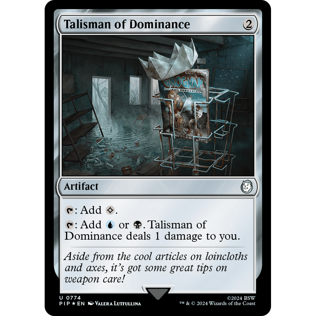 Talisman of Dominance (PIP-774) - Fallout Foil