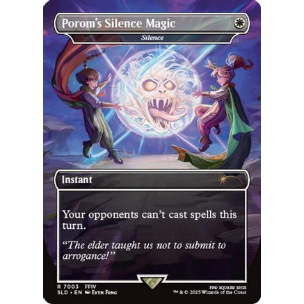 Porom's Silence Magic - Silence (SLD-7003) - Secret Lair Drop Series