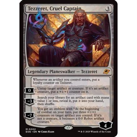 Tezzeret, Cruel Captain (EOE-002) - Edge of Eternities Foil