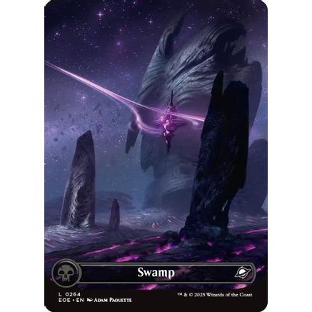 Swamp (0264) (Borderless) (EOE-264) - Edge of Eternities Foil
