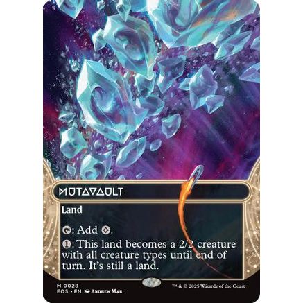 Mutavault (0028) (Borderless) (EOS-028) - Edge of Eternities: Stellar Sights Foil