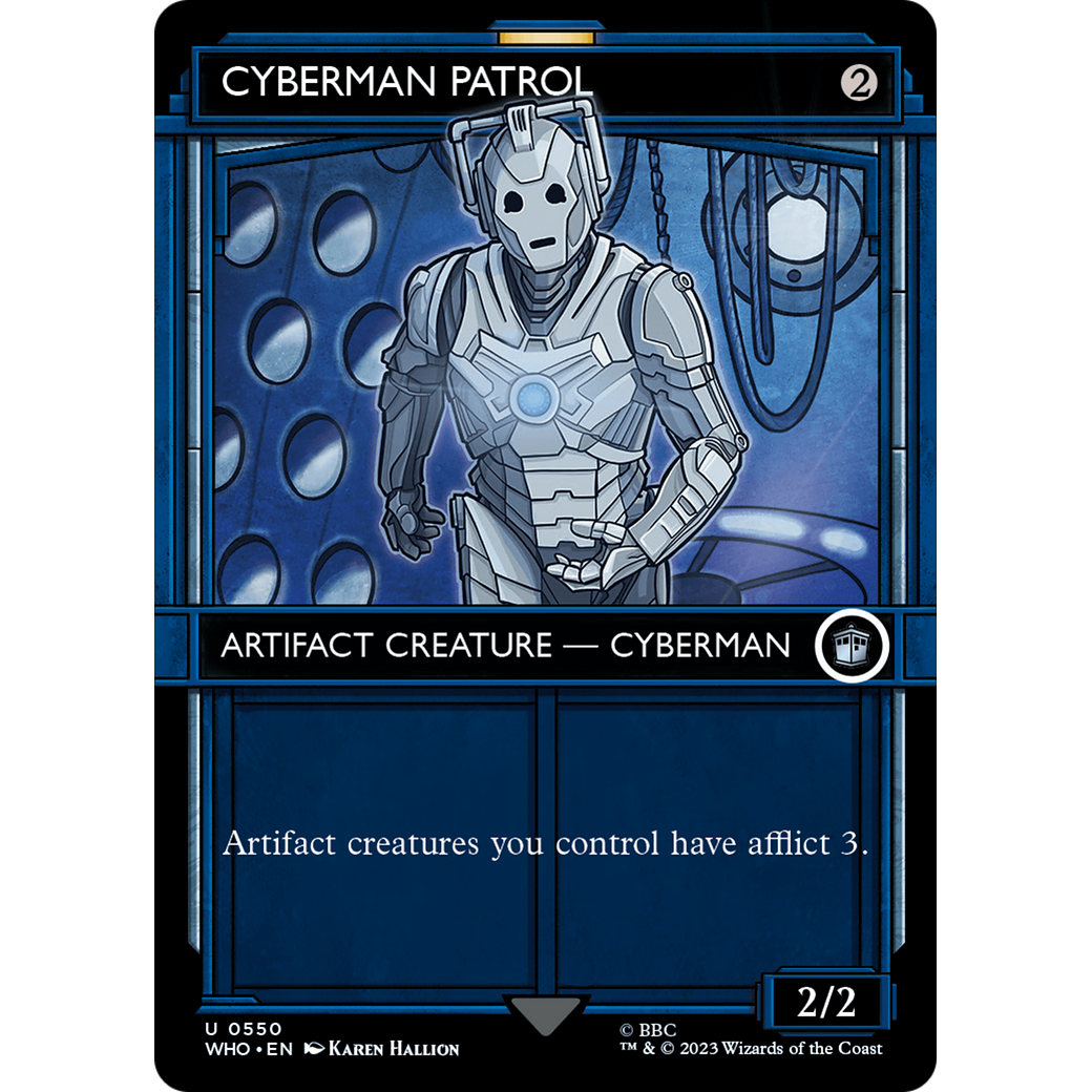 Cyberman Patrol (Showcase) (WHO-550) - Doctor Who: (Showcase) (Borderless)