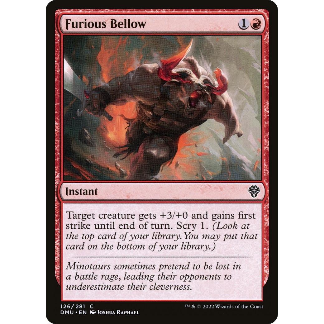 Furious Bellow (DMU-126) - Dominaria United