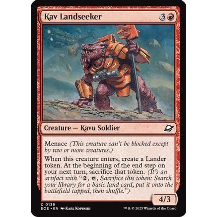 Kav Landseeker (EOE-138) - Edge of Eternities Foil