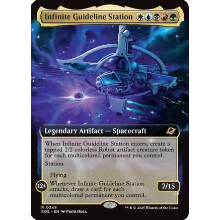 Infinite Guideline Station (Extended Art) (EOE-348) - Edge of Eternities Foil