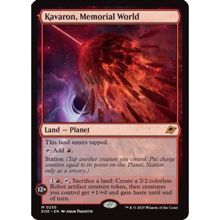 Kavaron, Memorial World (EOE-255) - Edge of Eternities Foil