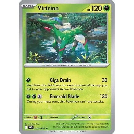 Virizion 10 - SV White Flare Reverse Holofoil