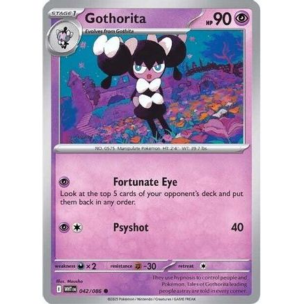 Gothorita 42 - SV White Flare Reverse Holofoil