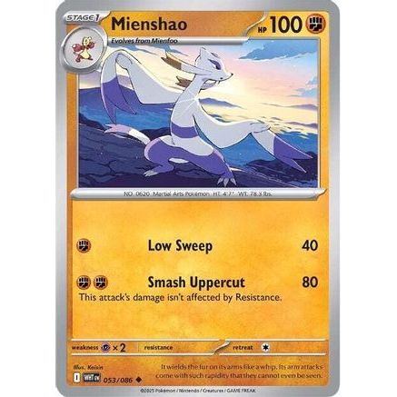 Mienshao 53 - SV White Flare Reverse Holofoil