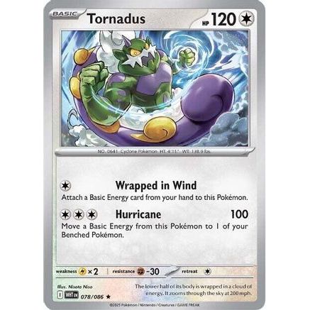 Tornadus 78 - SV White Flare Reverse Holofoil