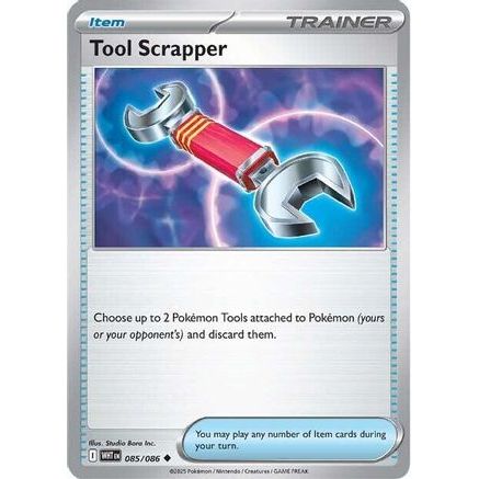 Tool Scrapper 85 - SV White Flare Reverse Holofoil