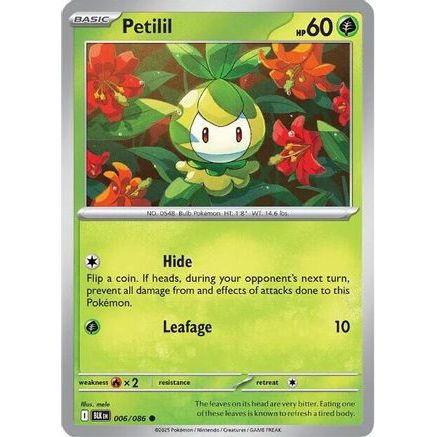 Petilil 6 - SV Black Bolt Reverse Holofoil