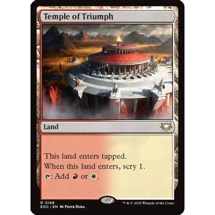 Temple of Triumph (EOC-188) - Commander: Edge of Eternities