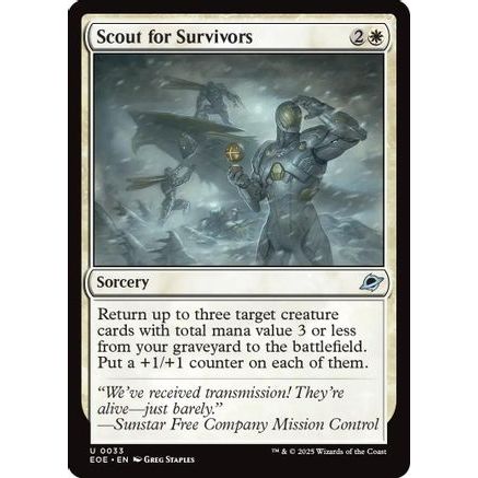 Scout for Survivors (EOE-033) - Edge of Eternities