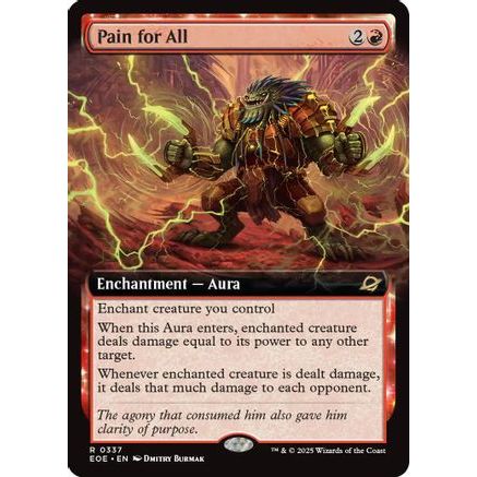 Pain for All (Extended Art) (EOE-337) - Edge of Eternities Foil