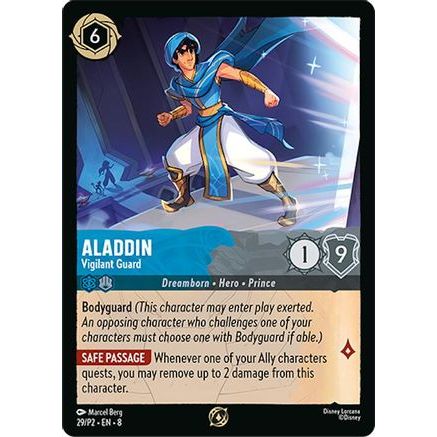 Aladdin - Vigilant Guard (29) - Disney Lorcana Promo Cards Cold Foil