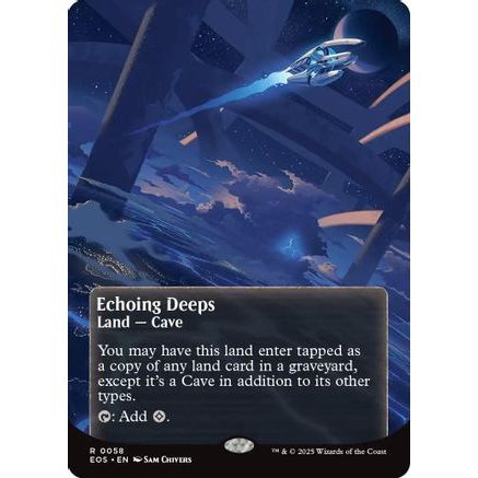 Echoing Deeps (0058) (Borderless) (EOS-058) - Edge of Eternities: Stellar Sights