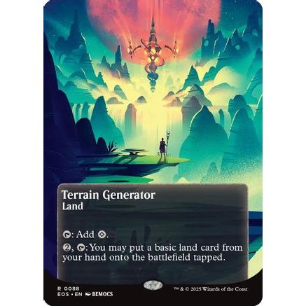 Terrain Generator (0088) (Borderless) (EOS-088) - Edge of Eternities: Stellar Sights Foil