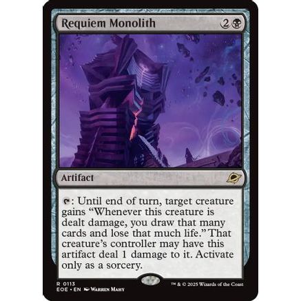 Requiem Monolith (EOE-113) - Edge of Eternities Foil