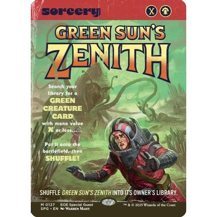 Green Sun's Zenith (Showcase) (SPG-127) - Special Guests Foil
