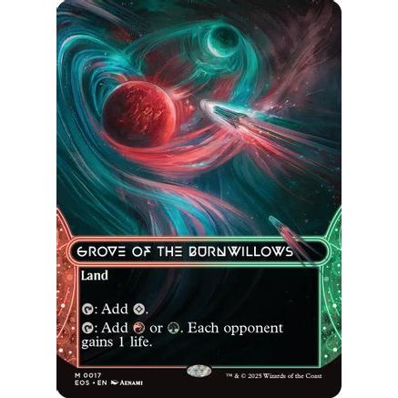 Grove of the Burnwillows (0017) (Borderless) (EOS-017) - Edge of Eternities: Stellar Sights