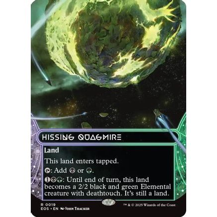 Hissing Quagmire (0019) (Borderless) (EOS-019) - Edge of Eternities: Stellar Sights Foil