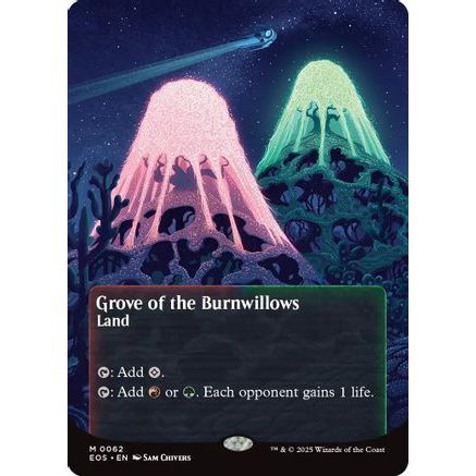Grove of the Burnwillows (0062) (Borderless) (EOS-062) - Edge of Eternities: Stellar Sights