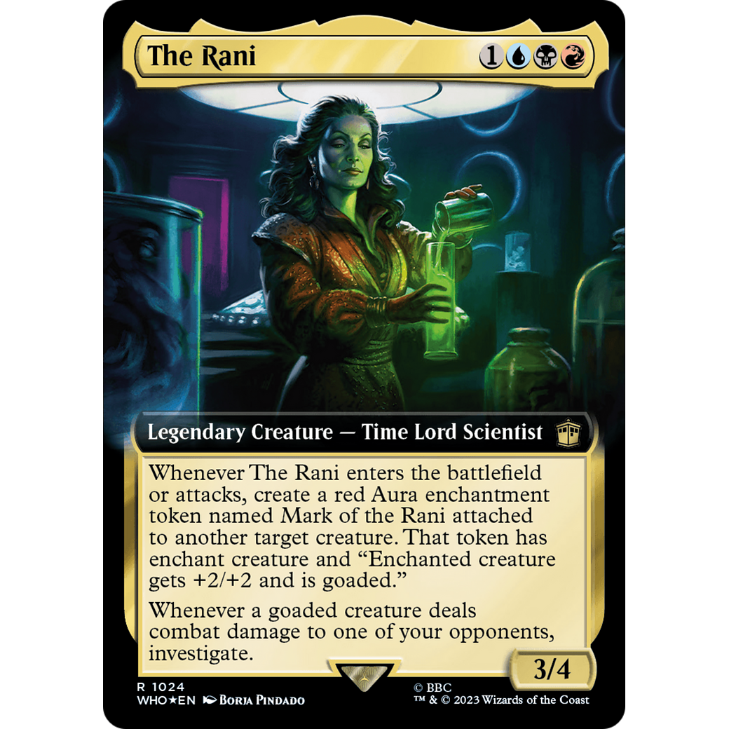 The Rani (Extended Art) (Surge Foil) (WHO-1024) - Doctor Who: (Extended Art) Foil
