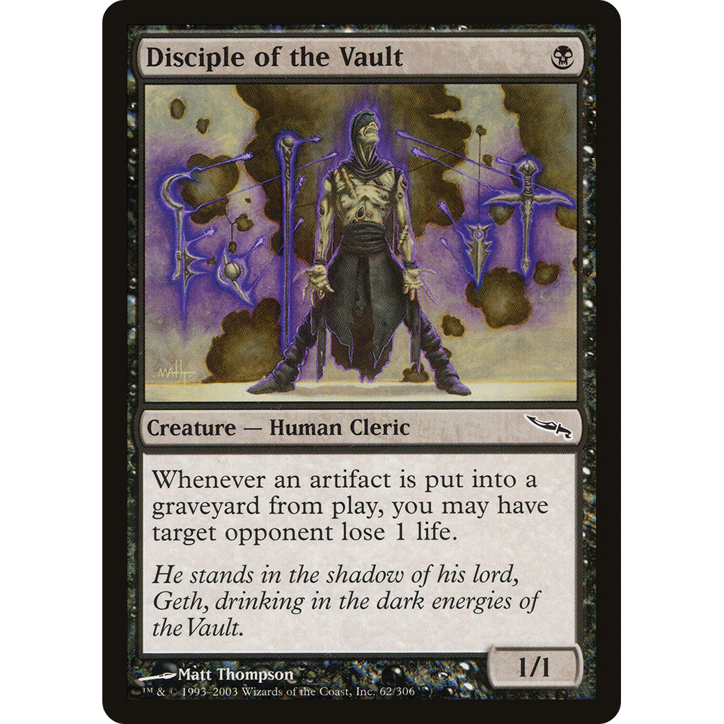 Disciple of the Vault (MRD-062) - Mirrodin Foil