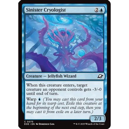 Sinister Cryologist (EOE-075) - Edge of Eternities Foil