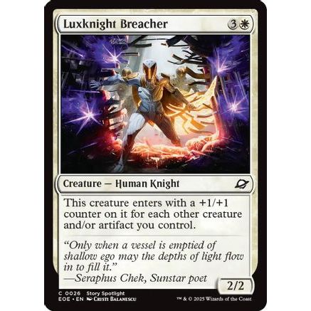 Luxknight Breacher (EOE-026) - Edge of Eternities