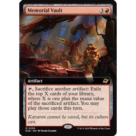 Memorial Vault (Extended Art) (EOE-336) - Edge of Eternities Foil