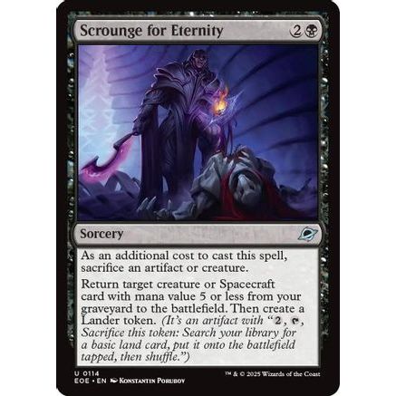 Scrounge for Eternity (EOE-114) - Edge of Eternities Foil