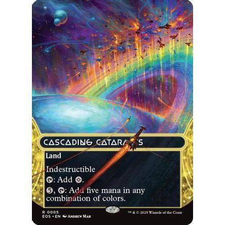 Cascading Cataracts (0005) (Borderless) (EOS-005) - Edge of Eternities: Stellar Sights Foil