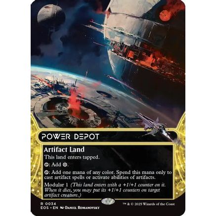 Power Depot (0034) (Borderless) (EOS-034) - Edge of Eternities: Stellar Sights