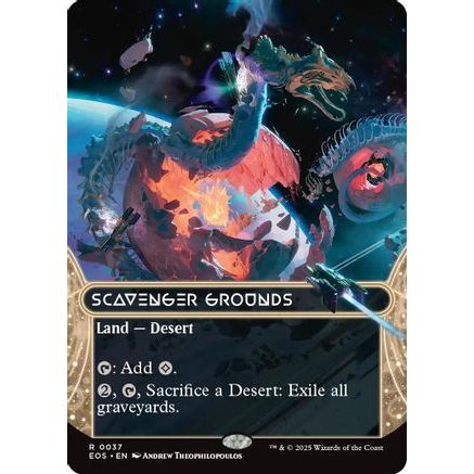 Scavenger Grounds (0037) (Borderless) (EOS-037) - Edge of Eternities: Stellar Sights Foil
