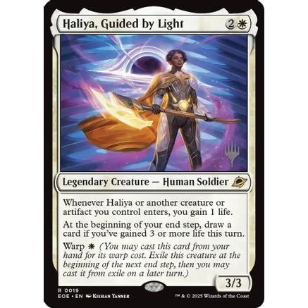 Haliya, Guided by Light (PPEOE-019) - Promo Pack: Edge of Eternities Foil