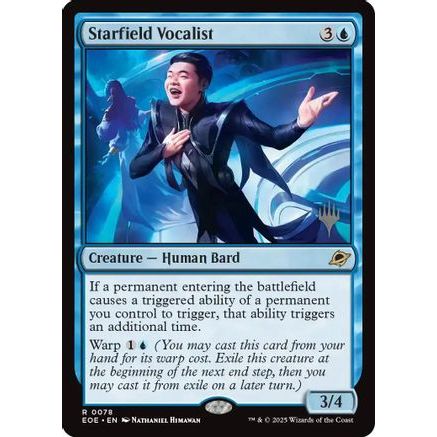 Starfield Vocalist (PPEOE-078) - Promo Pack: Edge of Eternities Foil