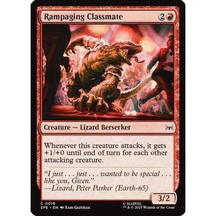 Rampaging Classmate (SPE-016) - Marvel's Spider-Man: Eternal-Legal Foil